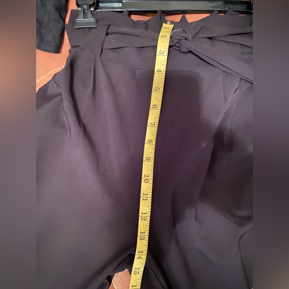GRACE KARIN Black High Waisted Ankle Bow Pants - Picture 16 of 16